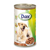 Консервирана храна за кучета DAX Liver с дроб